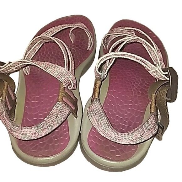 Chaco Zx1 Ecotread Hiking Sandals in Heathered Pink - Picture 3 of 4
